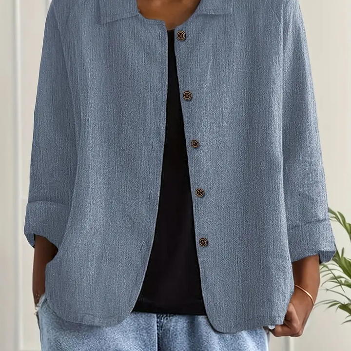Button-Down Relaxed Shirt Jacket