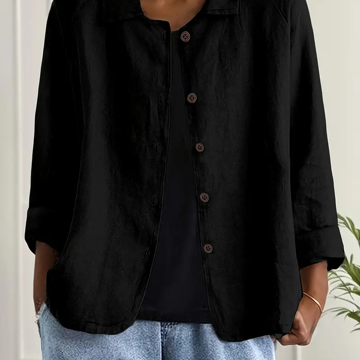 Button-Down Relaxed Shirt Jacket
