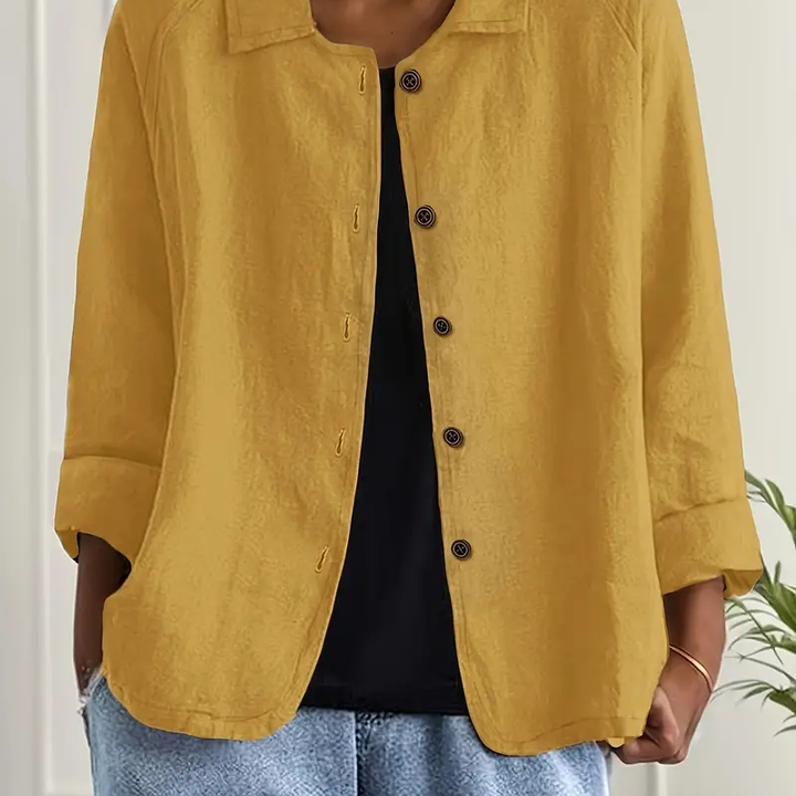 Button-Down Relaxed Shirt Jacket