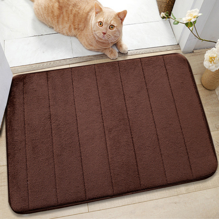 Soft-Feel Absorbent Bath Mat | Textured Grip Design