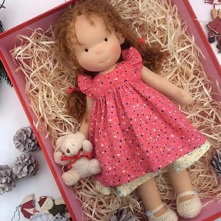 Waldorf pop | Handgemaakt | Fantasiespel | Poppen | Waldorfpedagogisch Speelgoed
