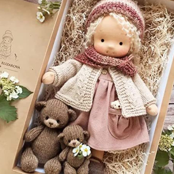 Waldorf pop | Handgemaakt | Fantasiespel | Poppen | Waldorfpedagogisch Speelgoed