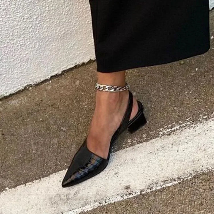 Block Heel Pumps