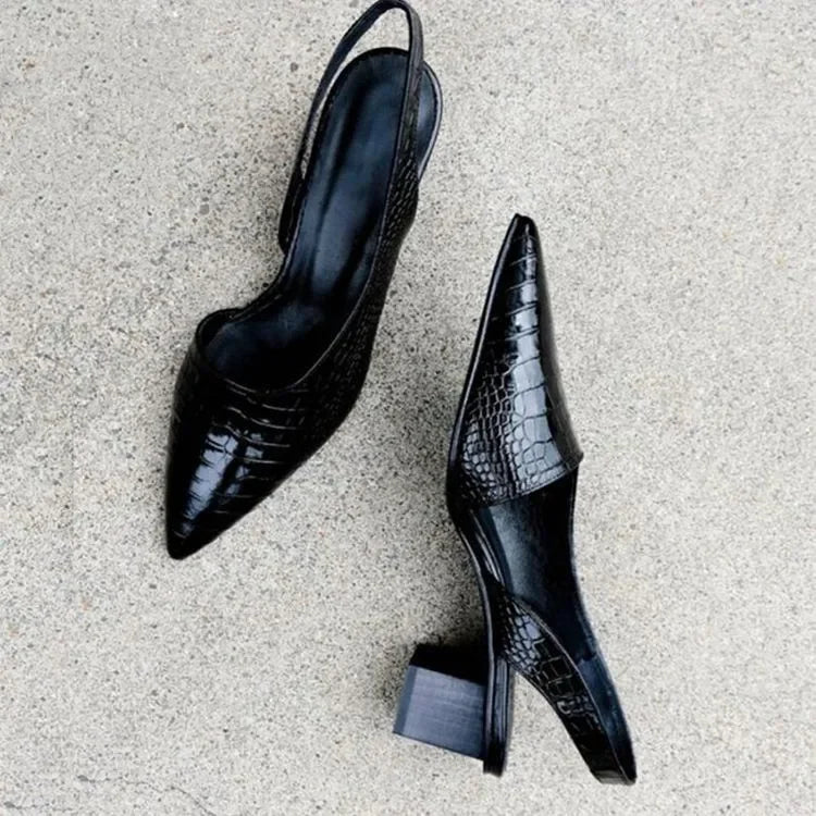 Block Heel Pumps