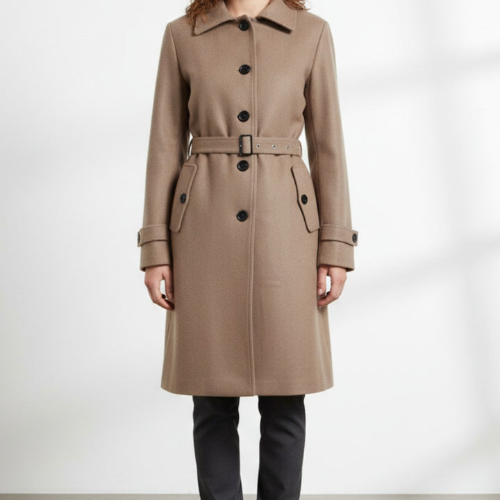 Women's Classic Belted Coat