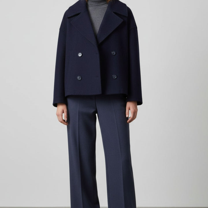 Women’s Double-Breasted Cropped Jacket
