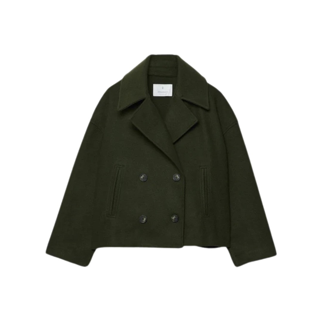 Women’s Double-Breasted Cropped Jacket
