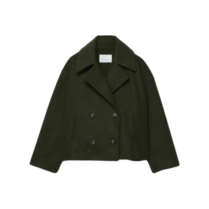 Women’s Double-Breasted Cropped Jacket