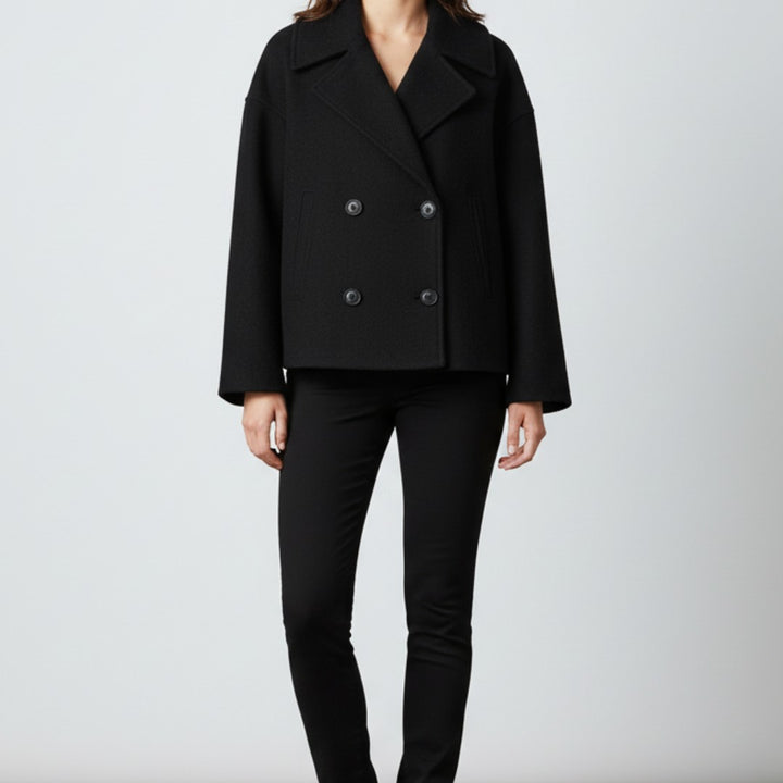 Women’s Double-Breasted Cropped Jacket