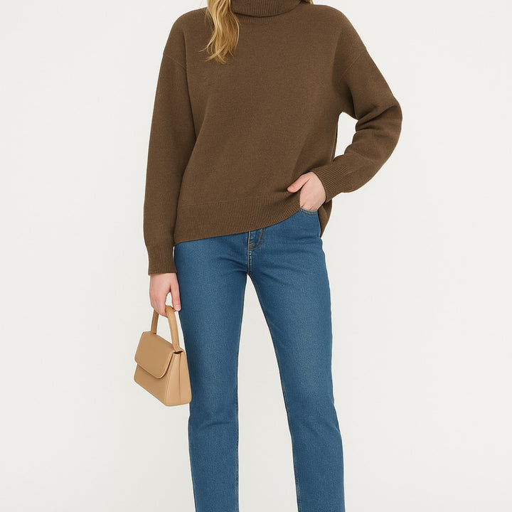 Women’s Loose Fit Turtleneck Sweater