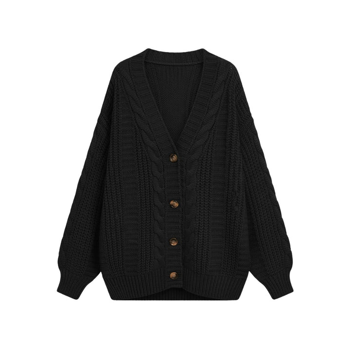 Women’s Oversized Cable Knit Cardigan