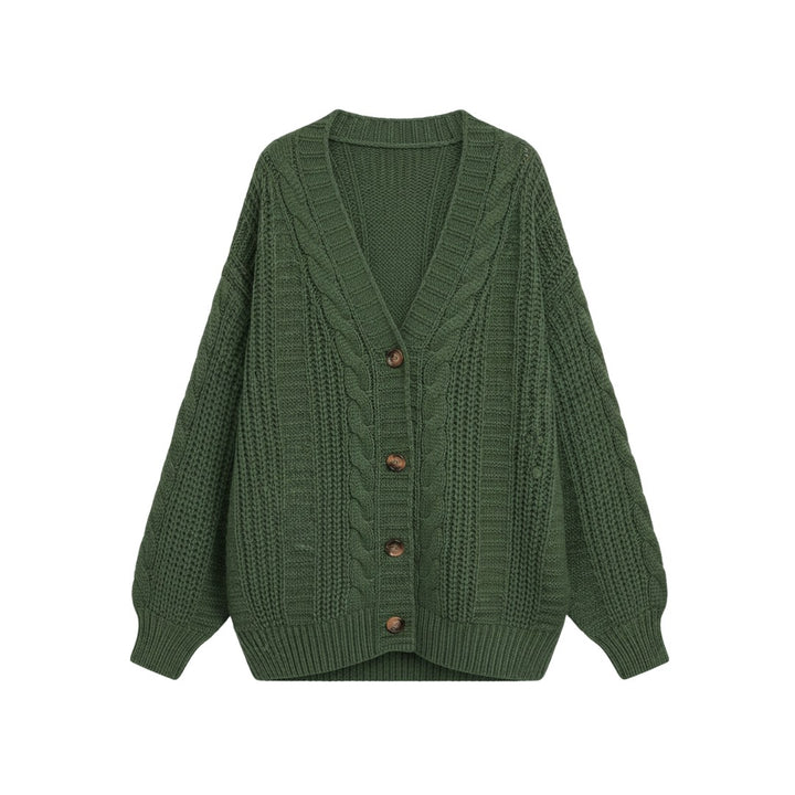 Women’s Oversized Cable Knit Cardigan