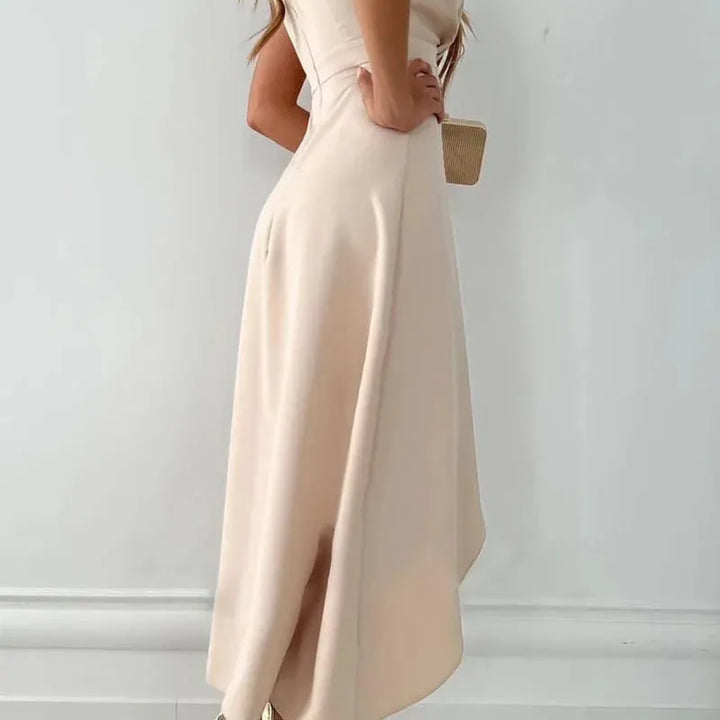 Sleeveless Wrap V-Neck Maxi Dress