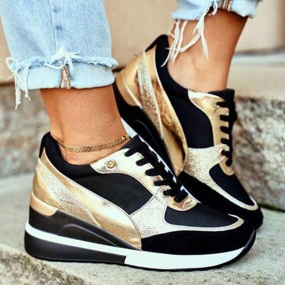 Cushion-Look Casual Sneakers