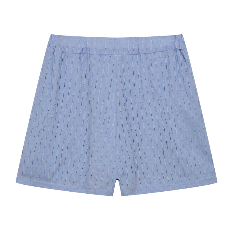 Button Shirt And Shorts Set