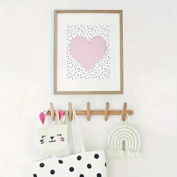 Solid Oak Wall Rack | Entryway Organiser