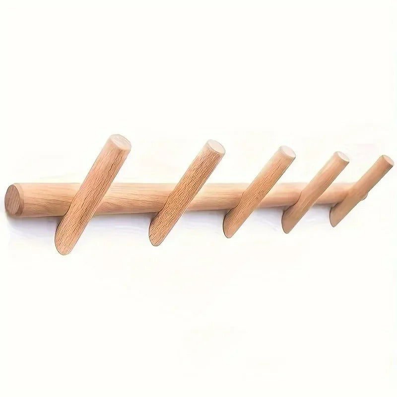 Solid Oak Wall Rack | Entryway Organiser