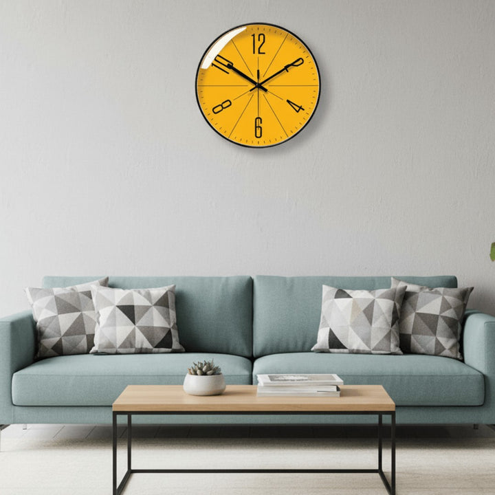 SCANDICLOCK – Black Wall Clock in Nordic Style – Precise & Stylish for Every Home