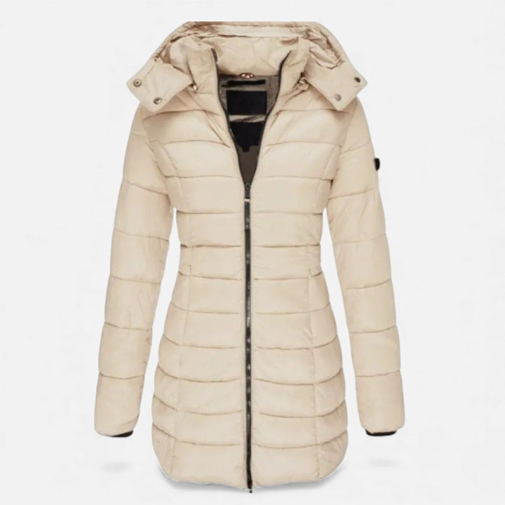 Valmonti | Women’s Puffer Quilted Slim Mid-Length Jacket