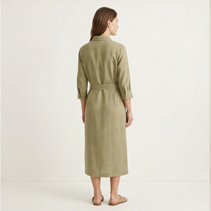 Button Front Shirt Dress