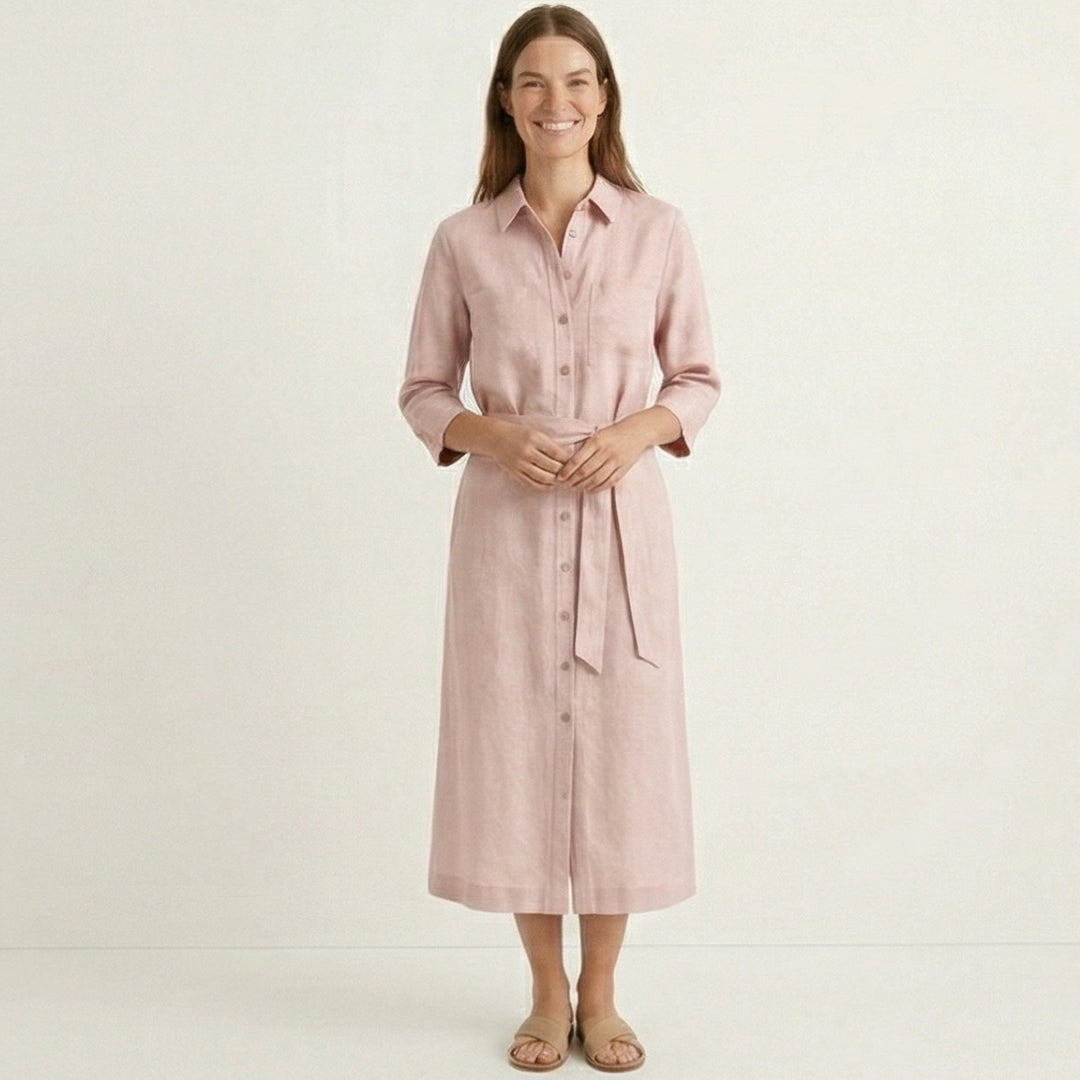 Button Front Shirt Dress