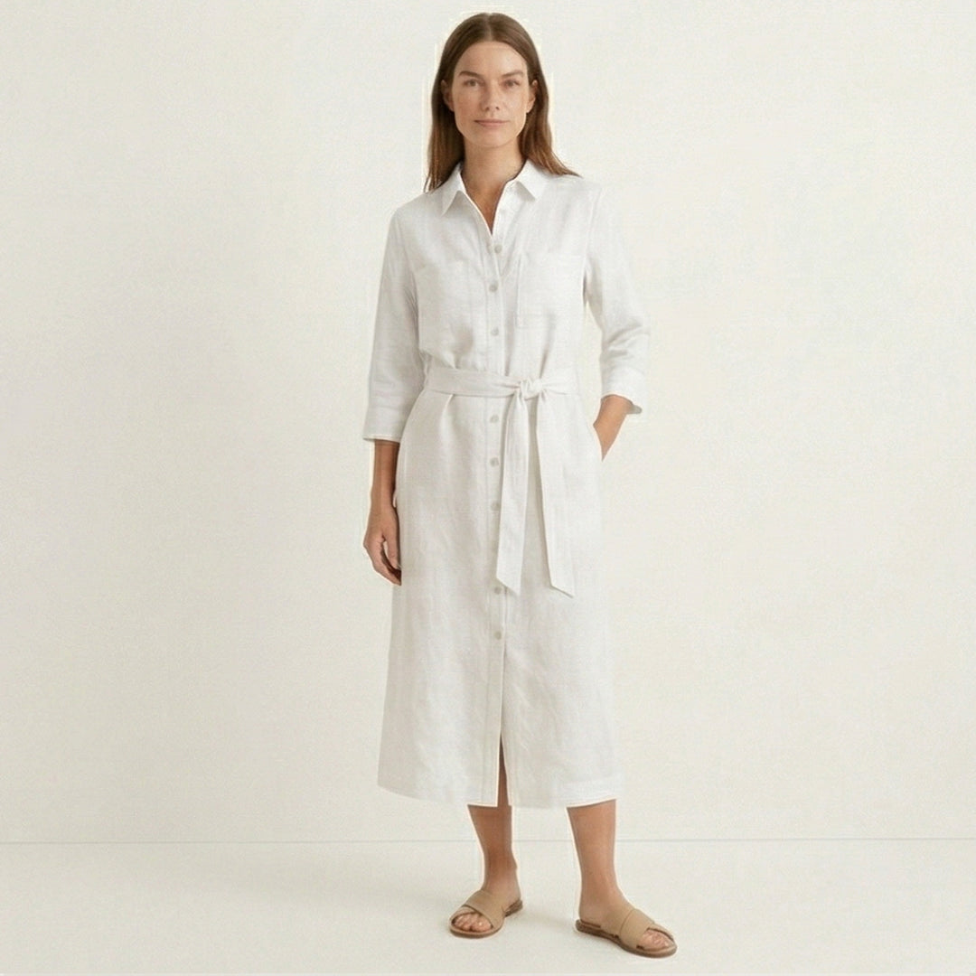 Button Front Shirt Dress