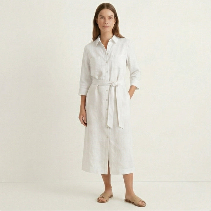 Button Front Shirt Dress