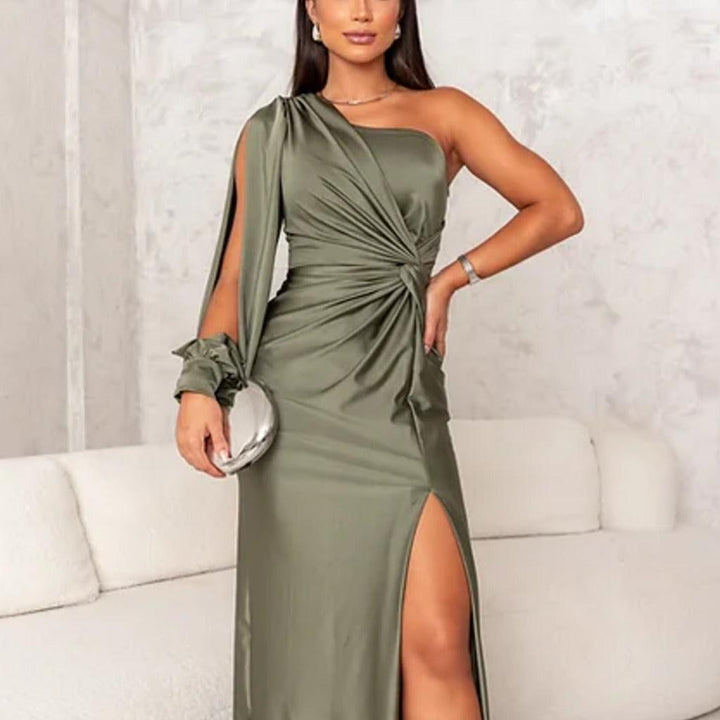 Sleeveless Maxi Dress with Side Split