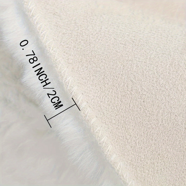 Round Bubble Rug | Soft Fluffy Circle Carpet