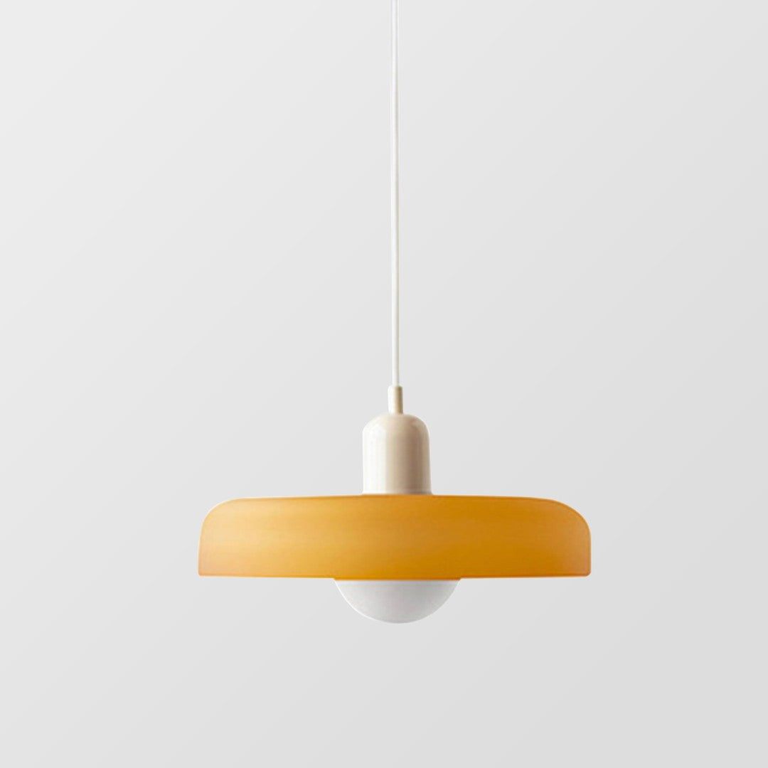 Colourful Pendant Lamp in Bauhaus Style - StiloGlas-Red-Green-25 x 18 cm-State of Style
