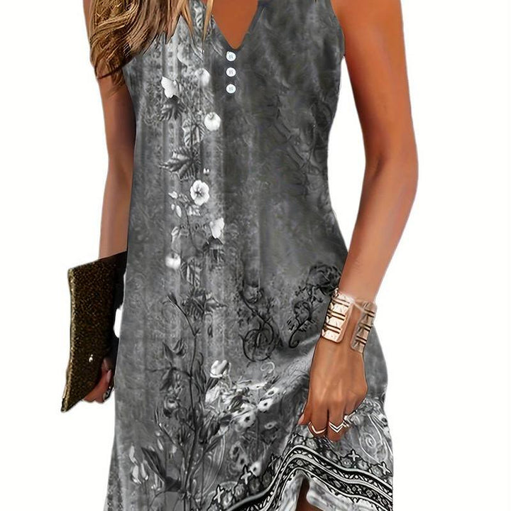 A-Line Sleeveless Summer Dress