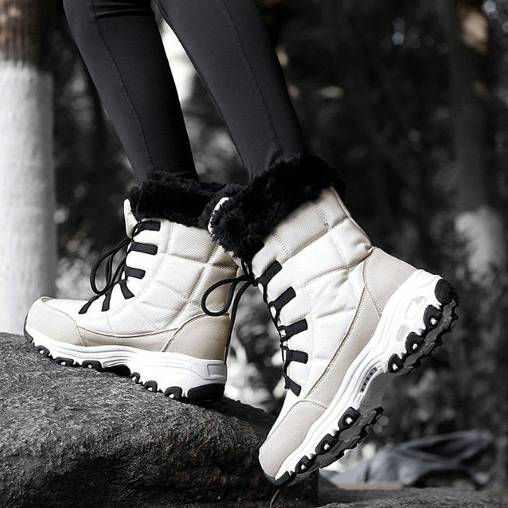 Fleece Lined Warm Snow Boots for Women - Eva-Black-3.0-State of Style