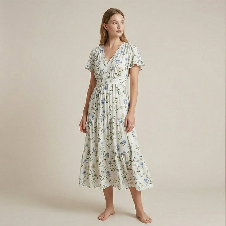 Floral Print Midi Dress