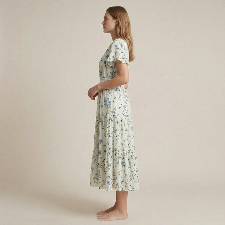 Floral Print Midi Dress