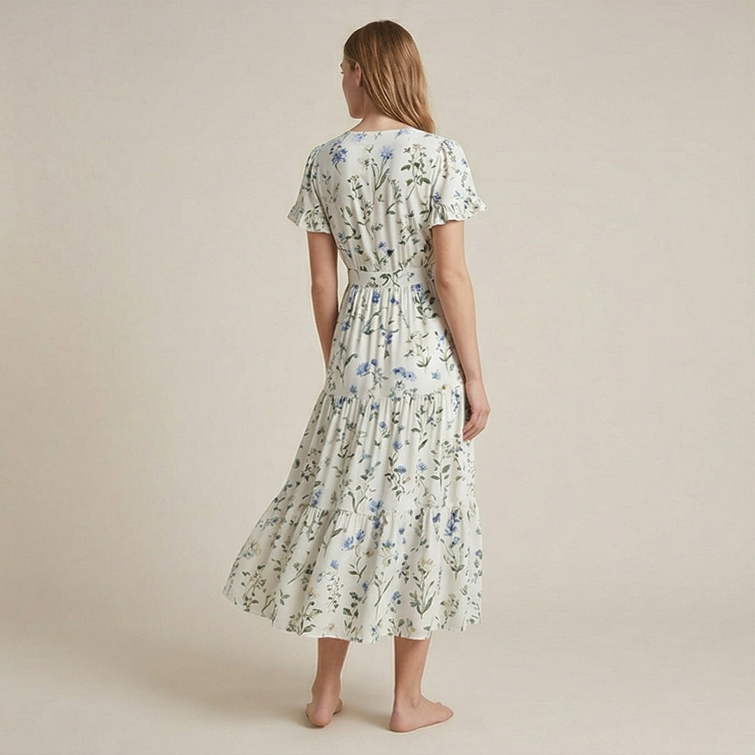 Floral Print Midi Dress