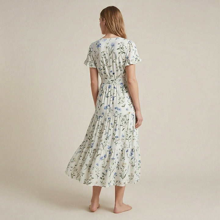 Floral Print Midi Dress