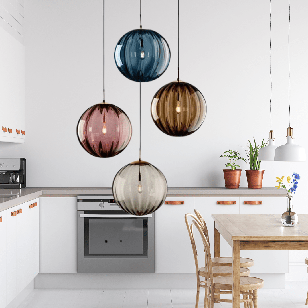Glass Globe Pendant Light