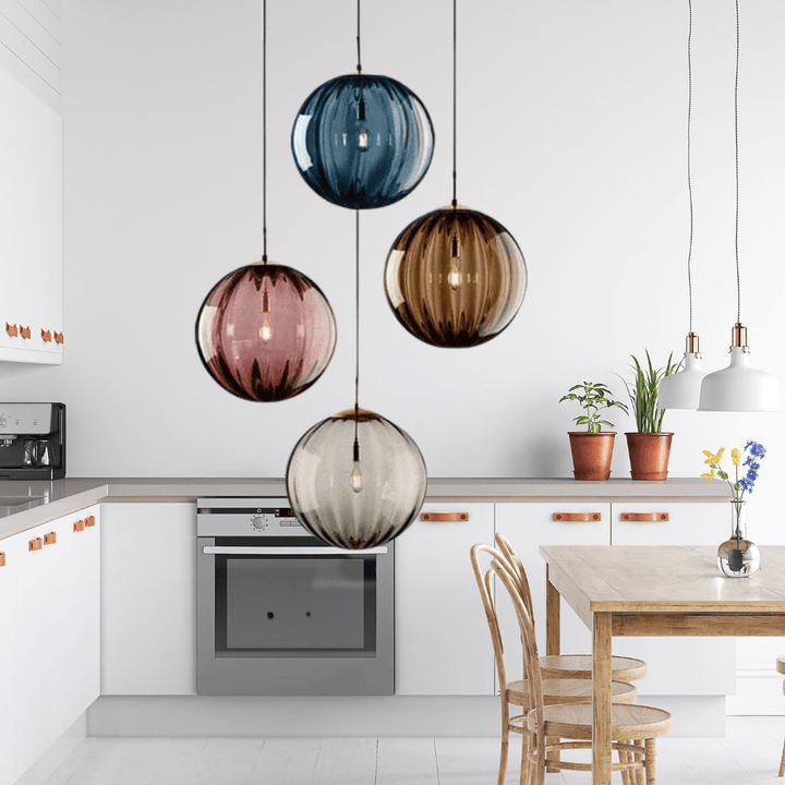 Glass Globe Pendant Light