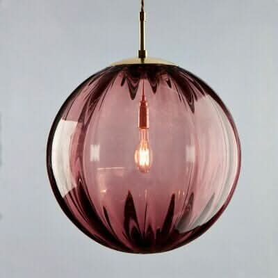 Glass Globe Pendant Light