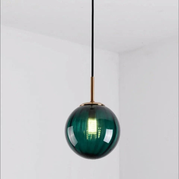 Glass Globe Pendant Light