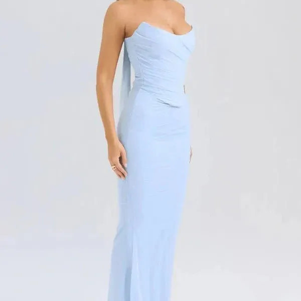 Corset-Style Maxi Dress