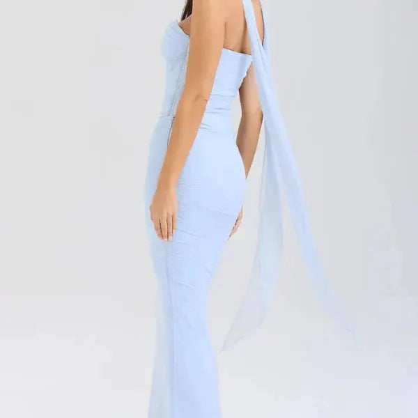 Corset-Style Maxi Dress