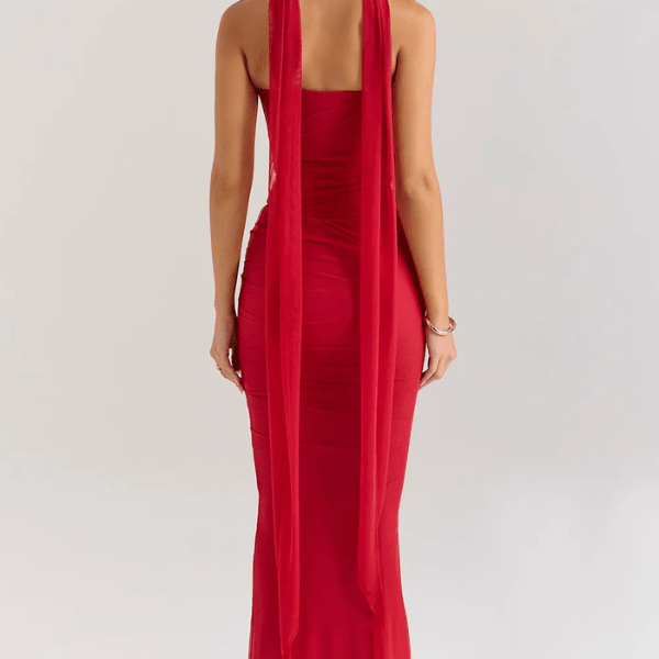 Corset-Style Maxi Dress
