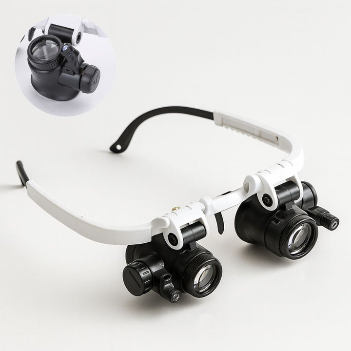 Headband Magnifier with Light