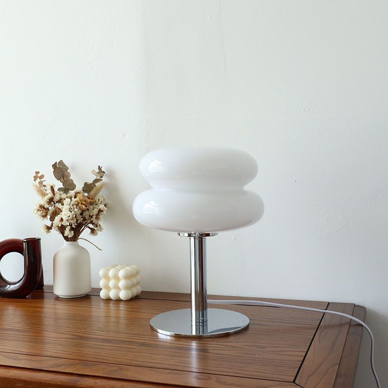 Italian-Style Glass Table Lamp | Modern Retro Accent Light