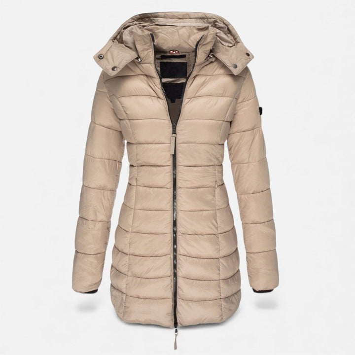 Valmonti | Women’s Puffer Quilted Slim Mid-Length Jacket
