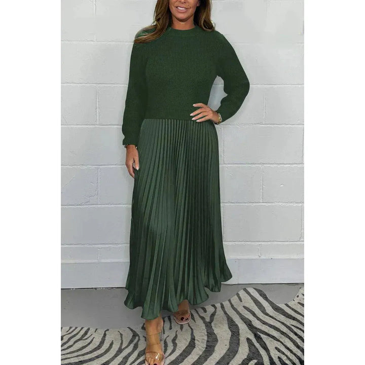 Pleated Top And Pants Set