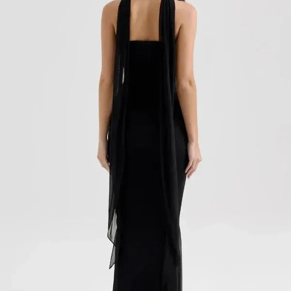 Corset-Style Maxi Dress