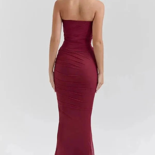 Corset-Style Maxi Dress