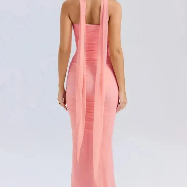 Corset-Style Maxi Dress